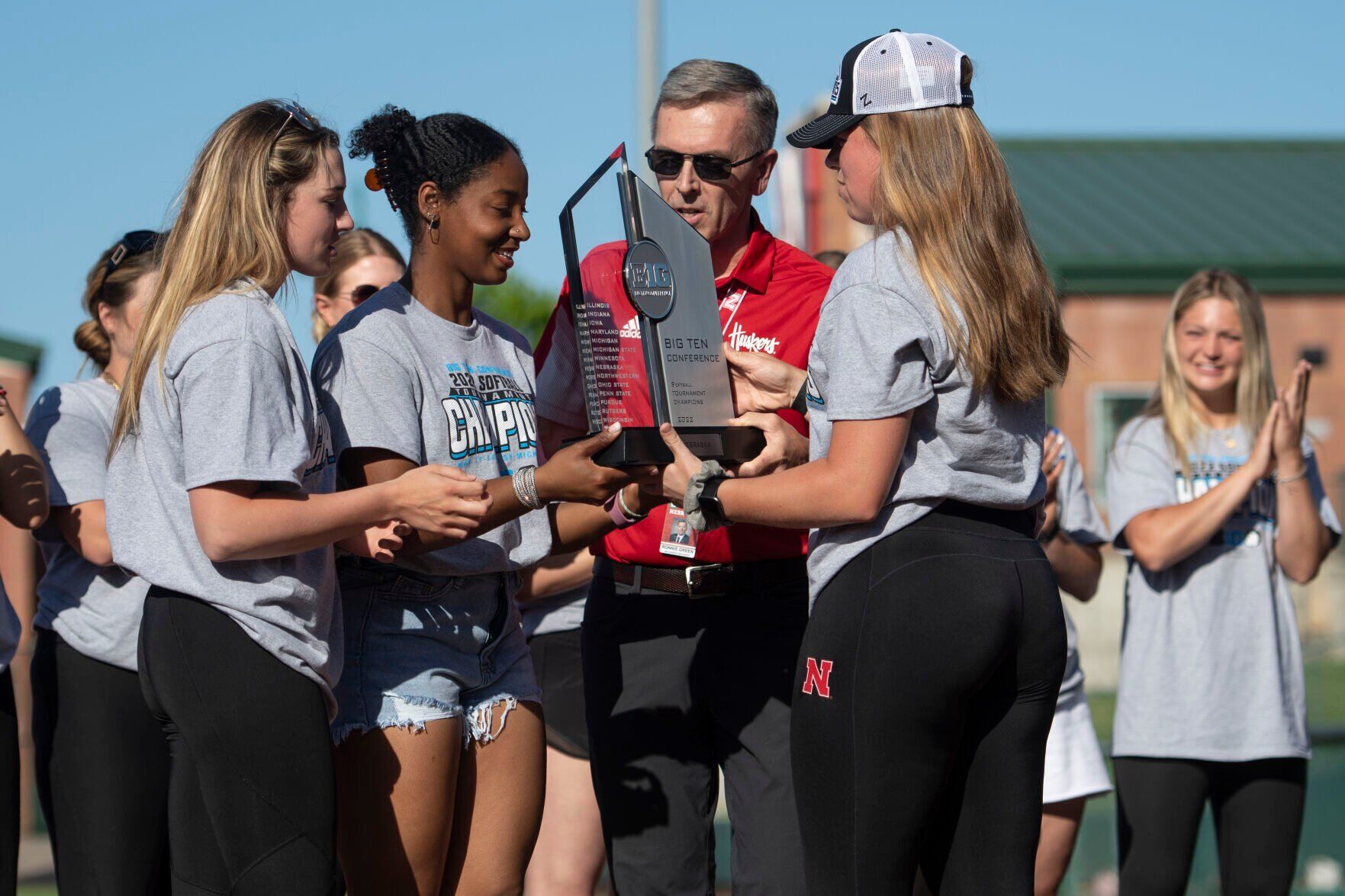 Nebraska softball watch party, 5.15